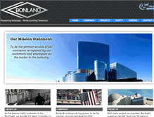 Tablet Screenshot of bonlandhvac.com